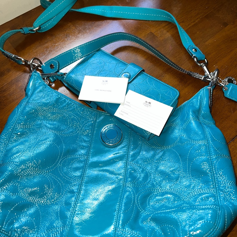 Coach Handbag - Teal